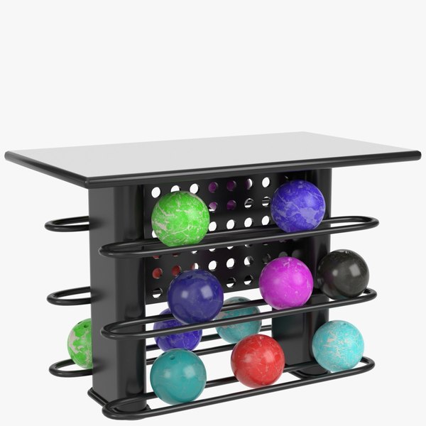 modelo 3d Mesa de Bowling Rack 2 - TurboSquid 1156594