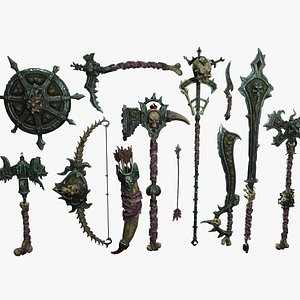 Fantasy undead weapons