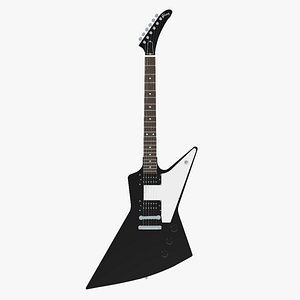 gibson explorer guitar 3d model