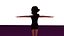 free low poly woman in dress 51