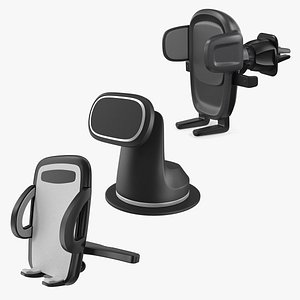 Phone Holders for Car Collection 3D model