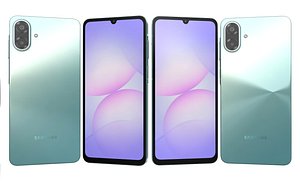 3D Samsung Galaxy A07 5G Light Green