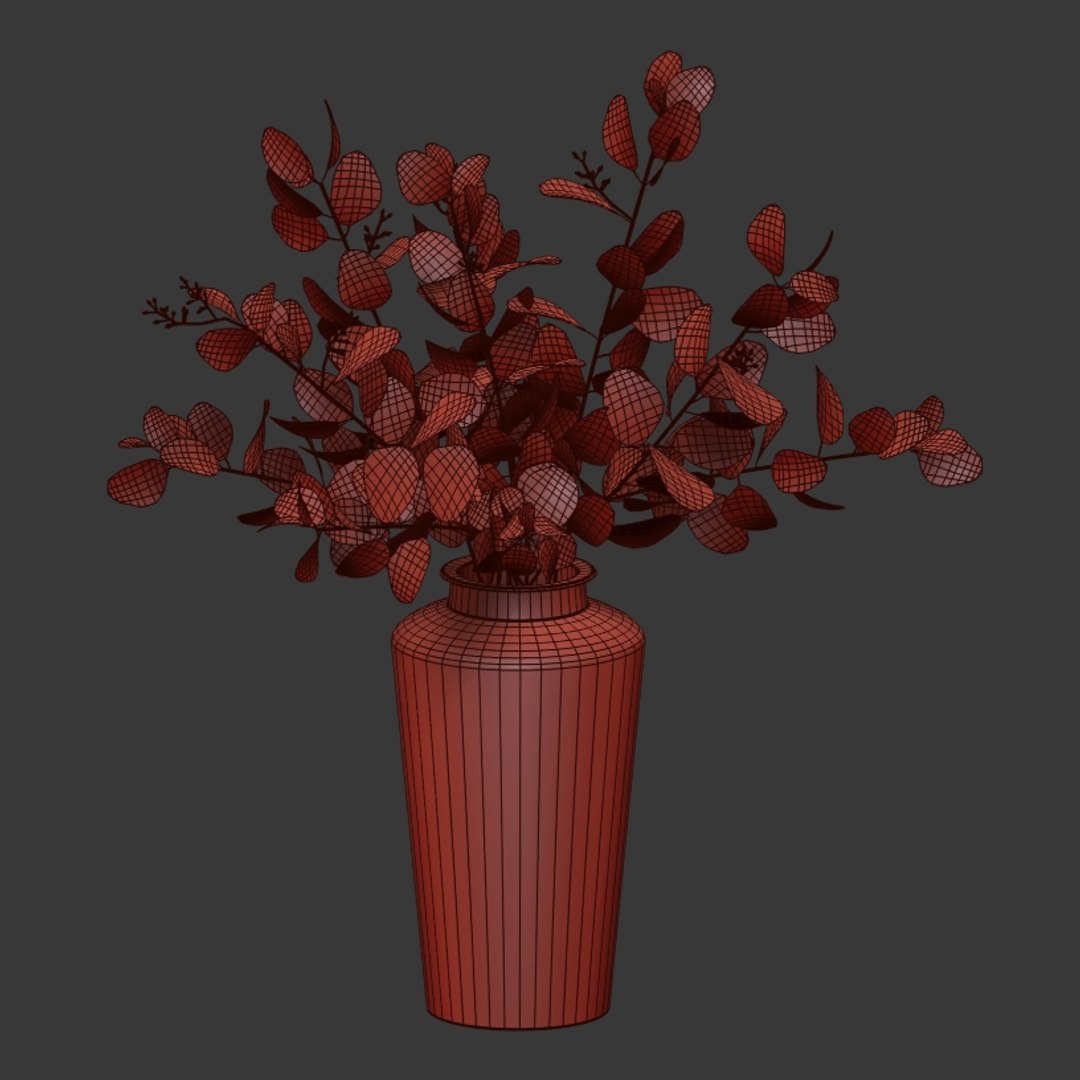 3D Eucalyptus Bouquet - TurboSquid 1492917