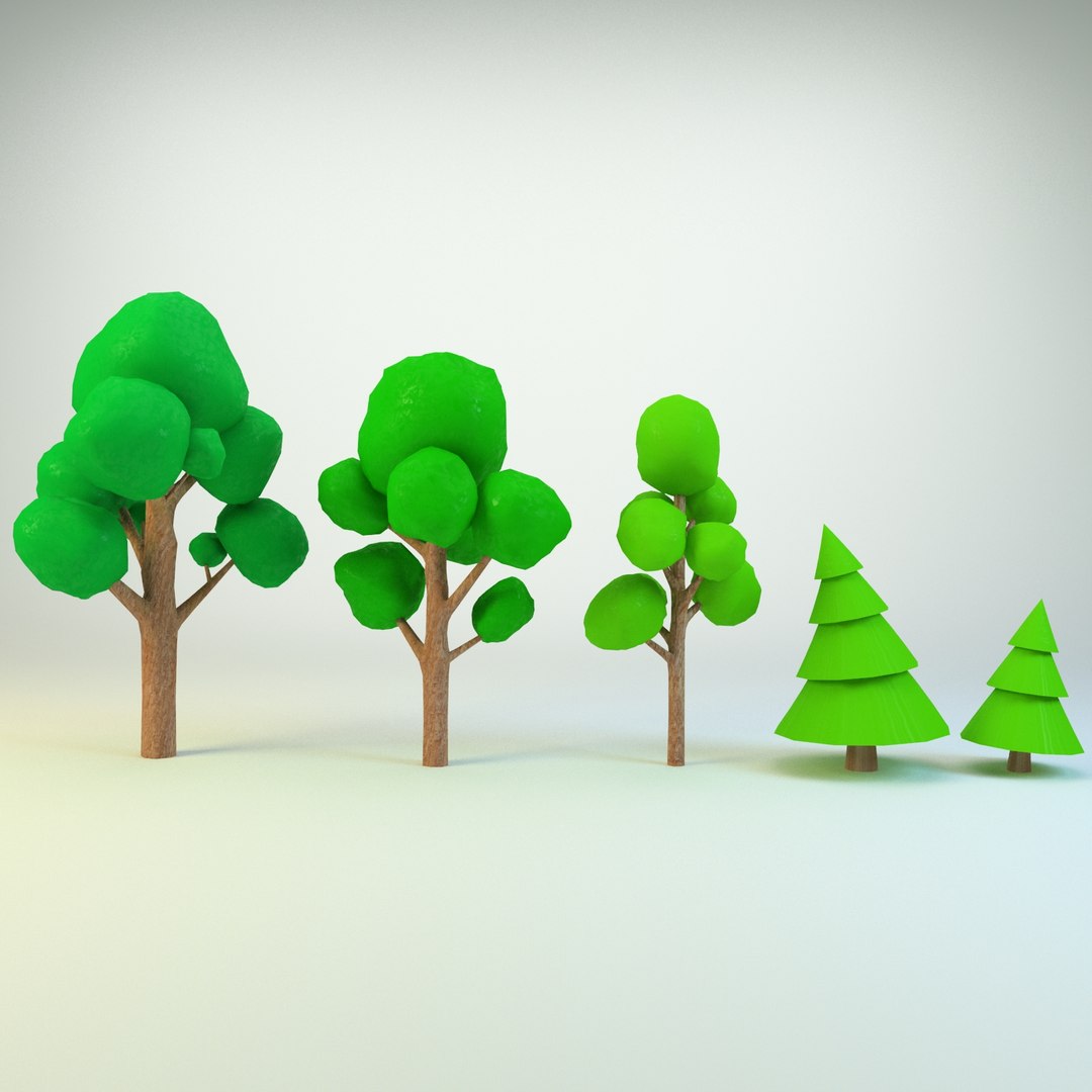 Cartoon Landscape Model - TurboSquid 1621303