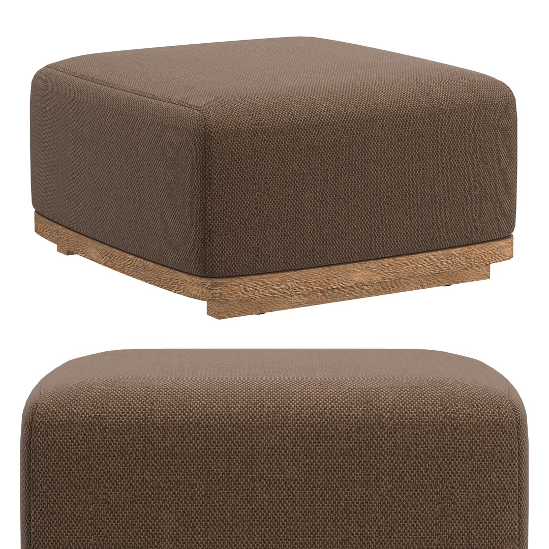 3D TAVIRA OTTOMAN WITH CUSHION INSERTS - TurboSquid 1940967