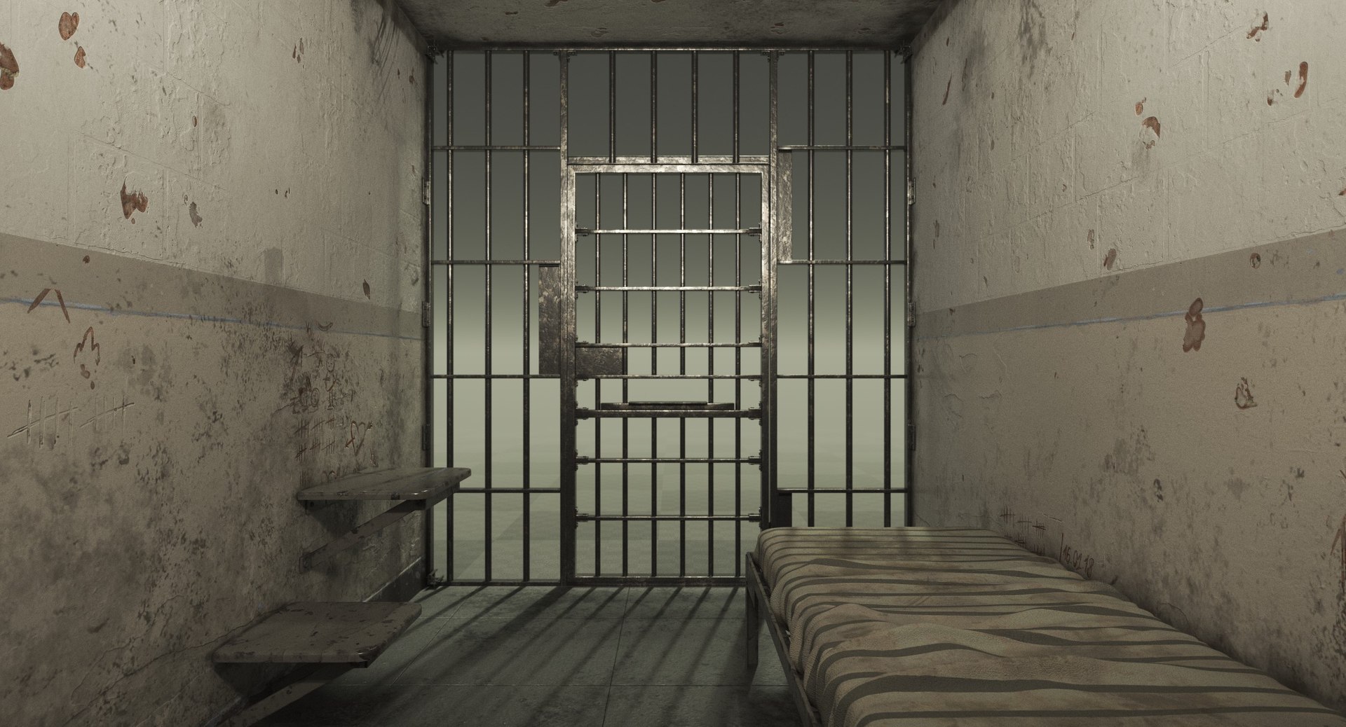 3D model old prison cell - TurboSquid 1246592