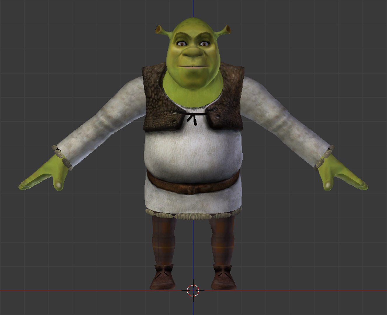 Shrek rigged v1 3D Model $299 - .fbx .dae .usdz .gltf .c4d .max