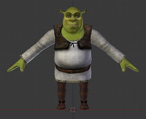 Rigged Shrek