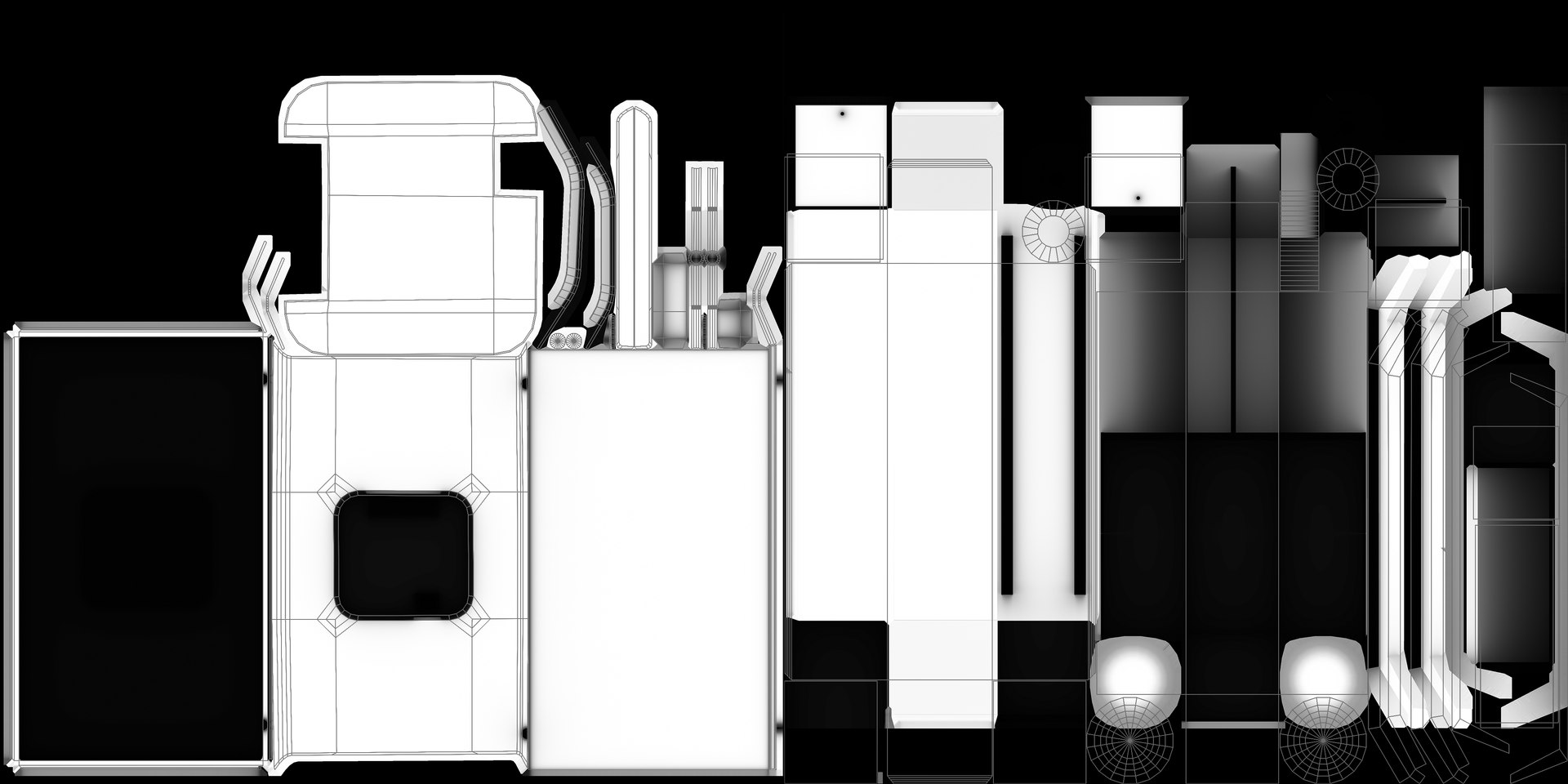 TV Cabinate Model - TurboSquid 2409301