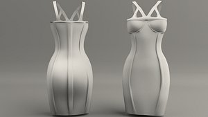 Bodycon Front Cut Dress