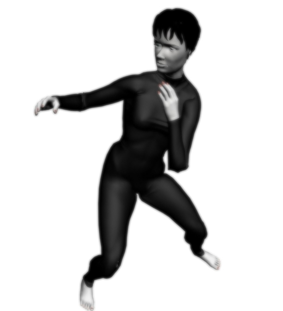 Female Biped 3d Model