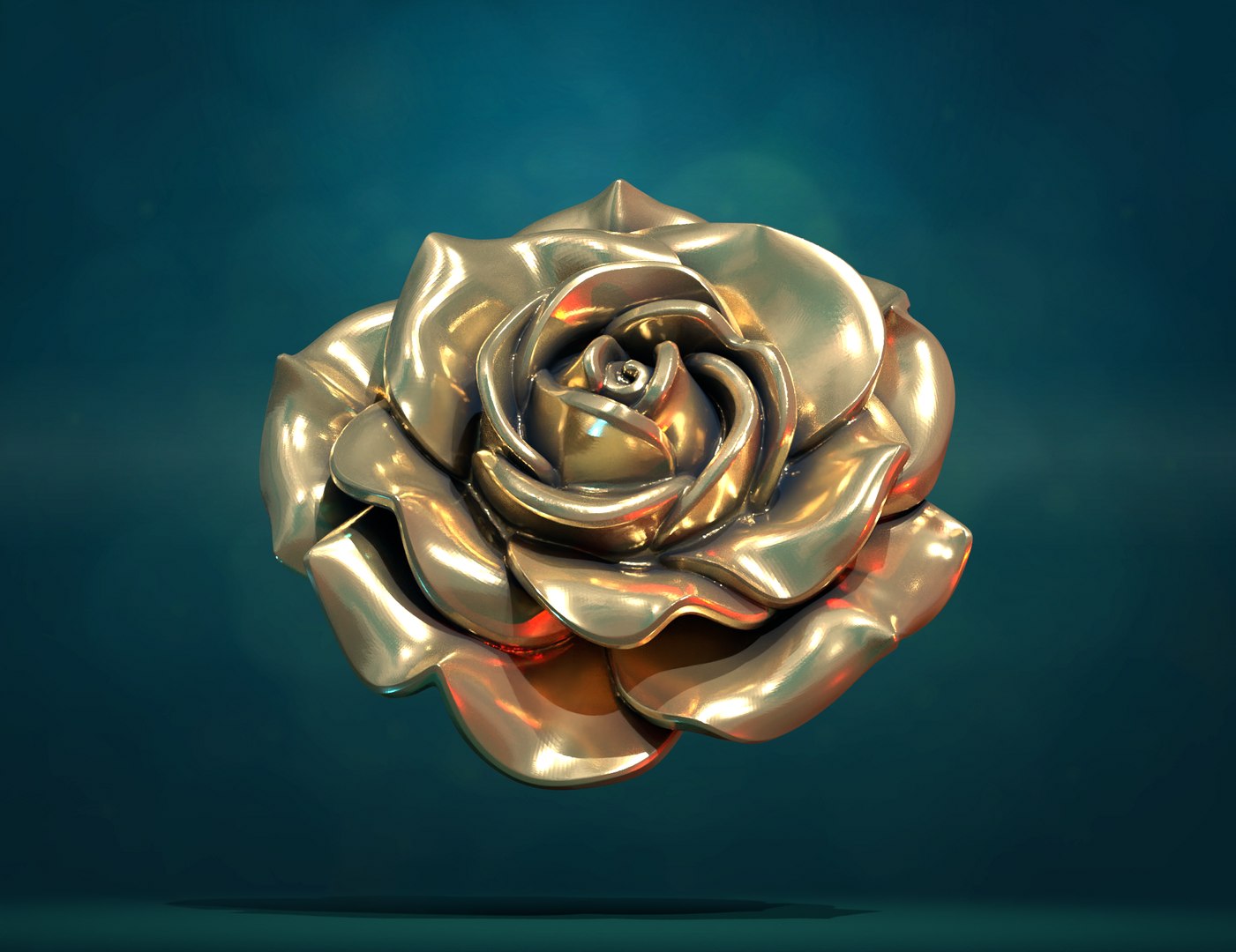 3D Printable Rose I Model - TurboSquid 2173032