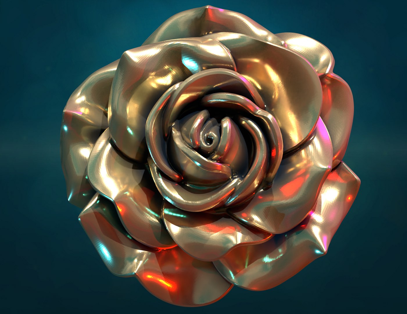 3D Printable Rose I Model - TurboSquid 2173032
