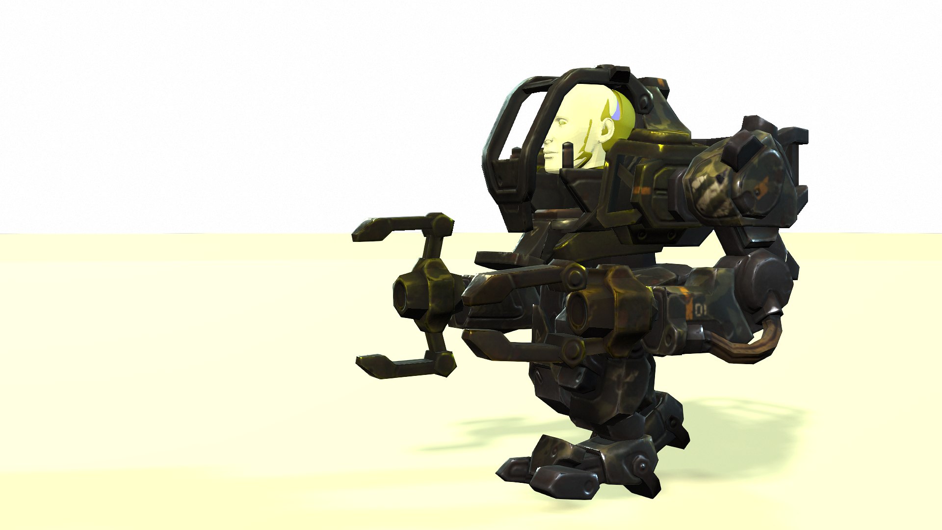 Walkung Robot Model - TurboSquid 1695138