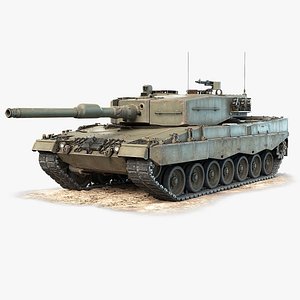 Leopard 2A4 Game 3D-Model