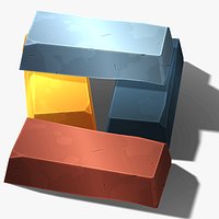 Stylized Medieval Bullion - PBR Game Ready