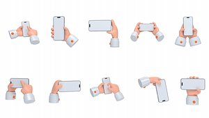 3D Hand gestures for playing mobile phone Play mobile phone with one hand play mobile phone games with
