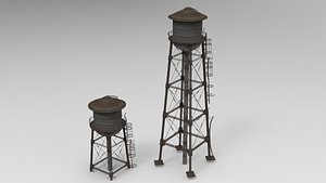 water tower 3D