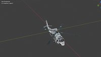 Military Helicopter 3D Model