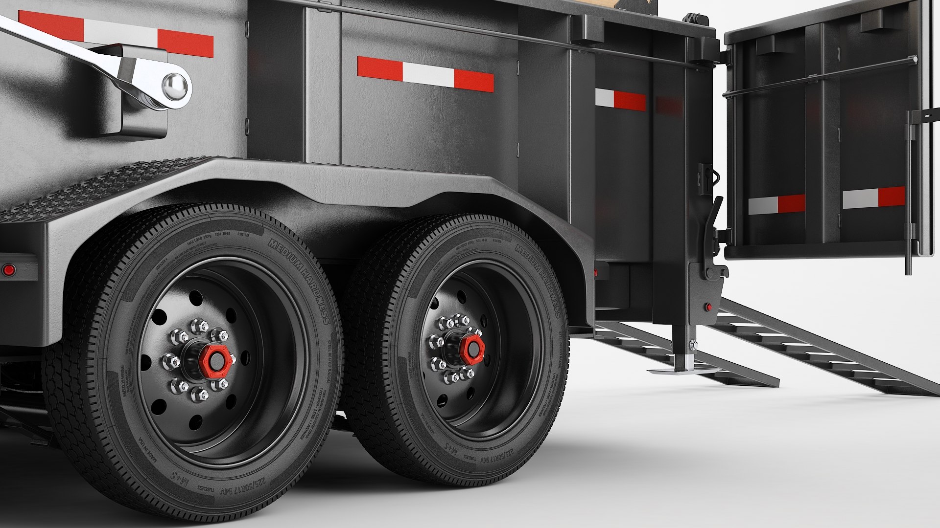 Dump Trailer Open 05 3D Model - TurboSquid 2236147