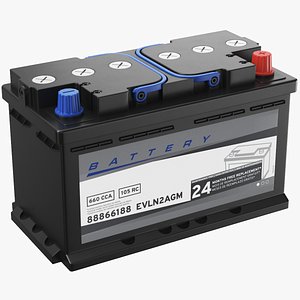 Detailed Car battery 02