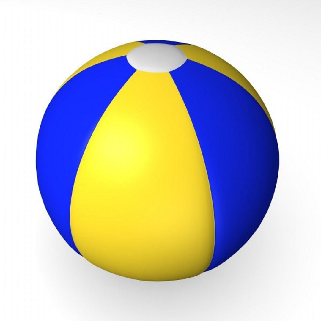 3d Beach Ball Model
