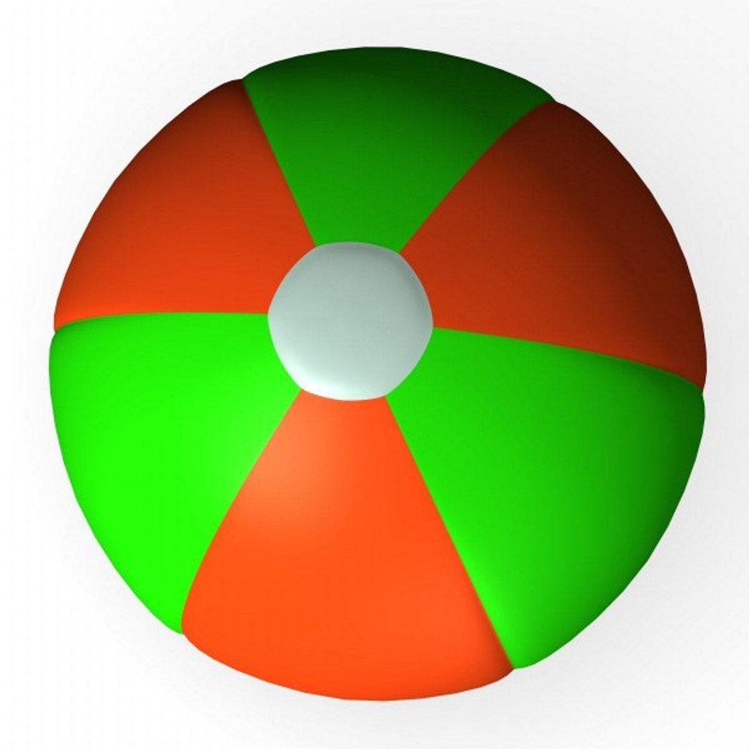 3d Beach Ball Model