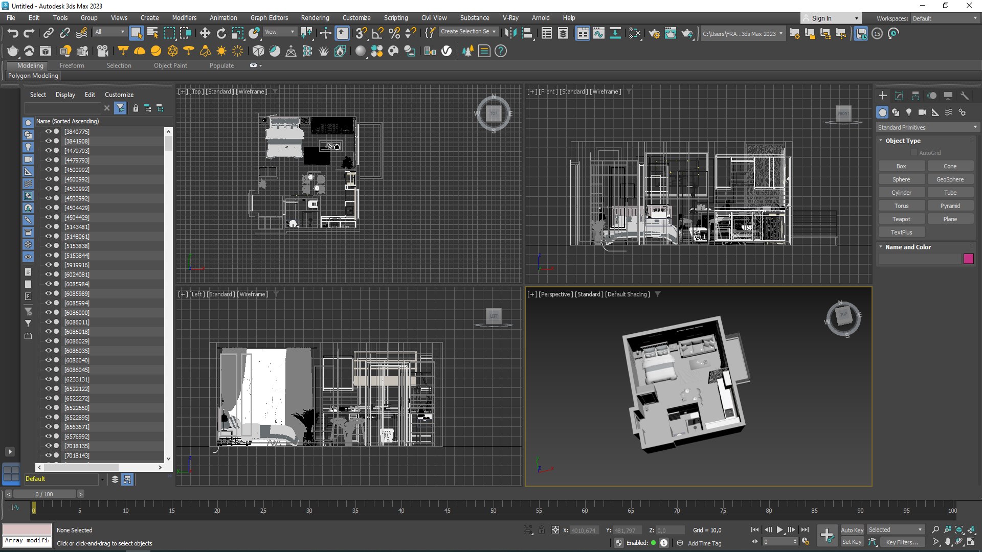 House plan 3D model - TurboSquid 2060625