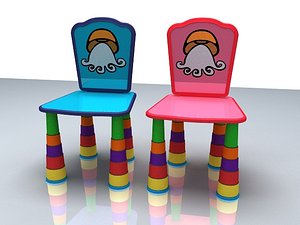 Children"s Chair Zodiac Symbol Aquarius