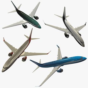 Boeing 737 Next Generation 3D Model Collection - 737-600 | 700 | 800 | 900ER
