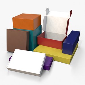 Mailer Boxes - Colored Professional Packaging Kit