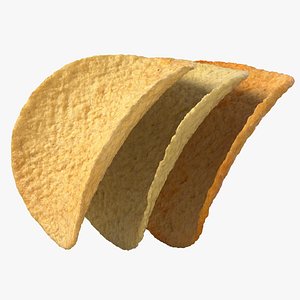 3D Realistic Chips Collection 02
