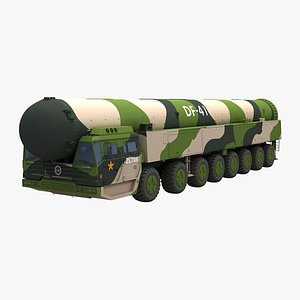 chinese df-41 missile 3D model