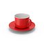 Red Tea Cup And Saucer 3D model