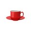 Red Tea Cup And Saucer 3D model