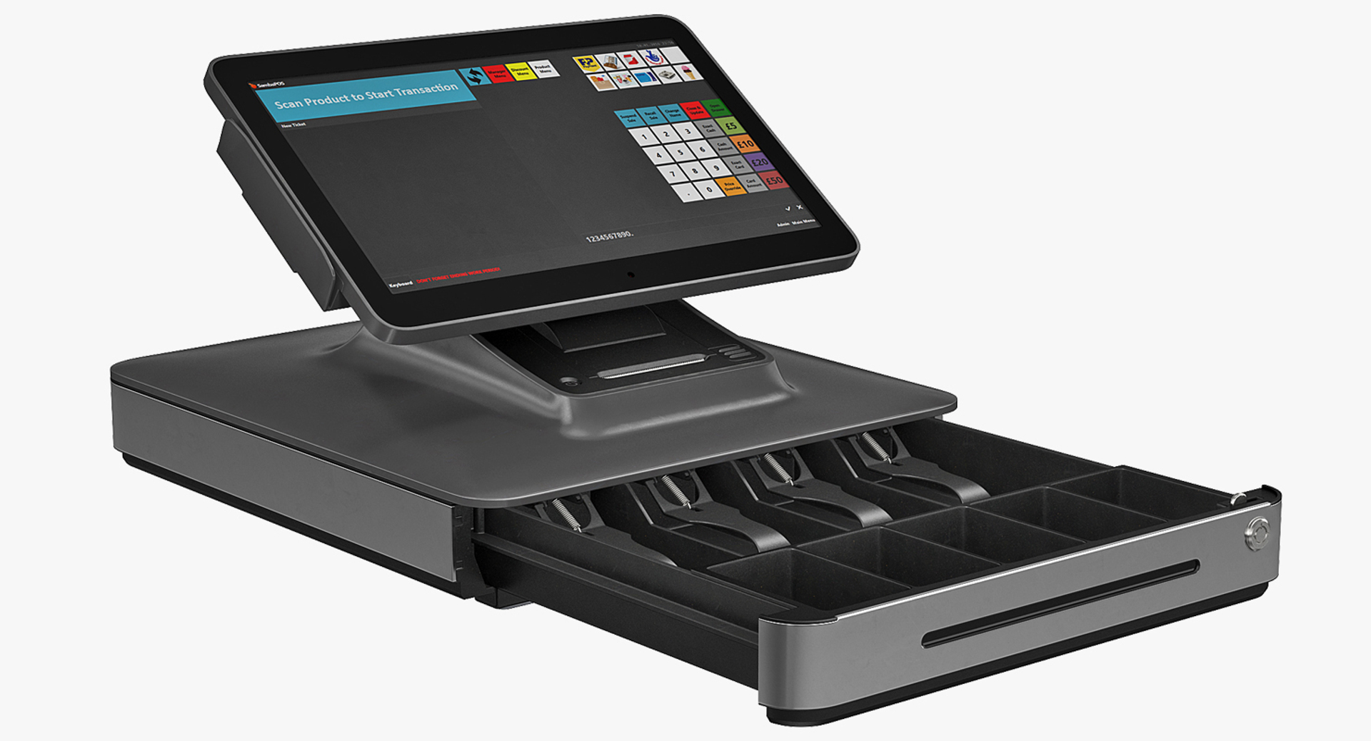 Nowoczesny mobilny terminal POS Generic Model 3D - TurboSquid 1219495