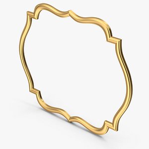 Gold Picture Frame 3D