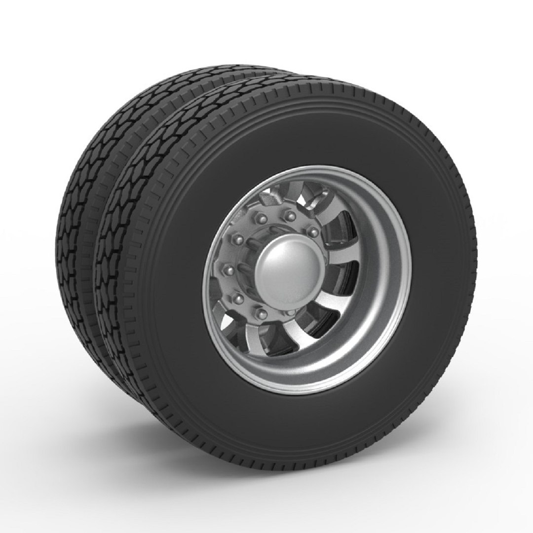 modelo-3d-diecast-rear-custom-wheel-of-semi-truck-version-8-scale-1-to