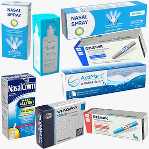 3D Medical Packaging Boxes Collection 3 model