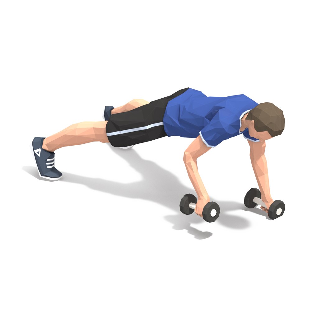 Animations Exercise Man 3D - TurboSquid 1706227