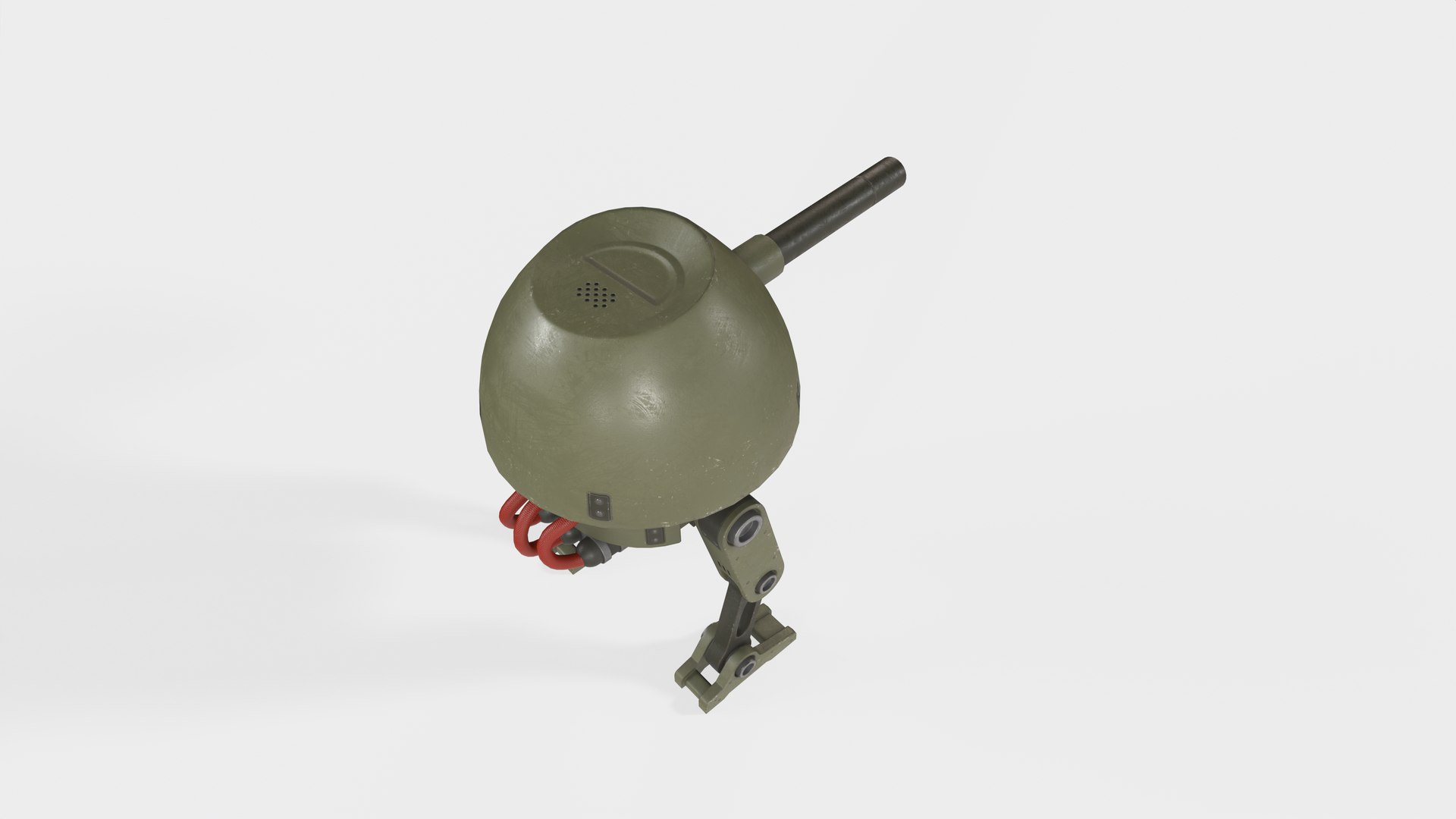 3D Lowpoly Rigged Mecha - TurboSquid 2411086