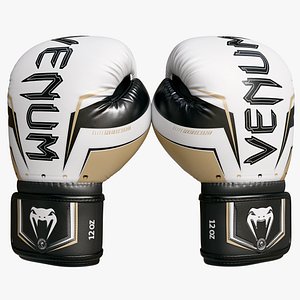 Boxing Punch  Gloves White Venum Elite Evo