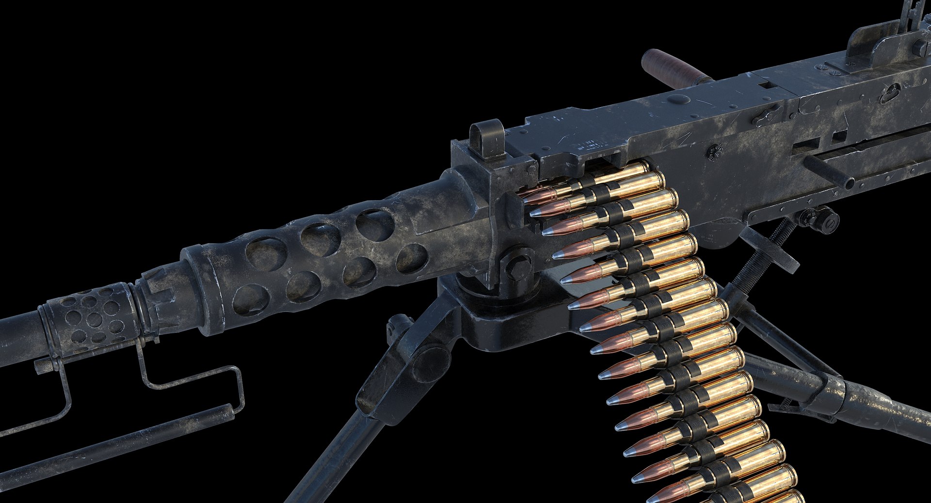 3D m2 browning - TurboSquid 1306197