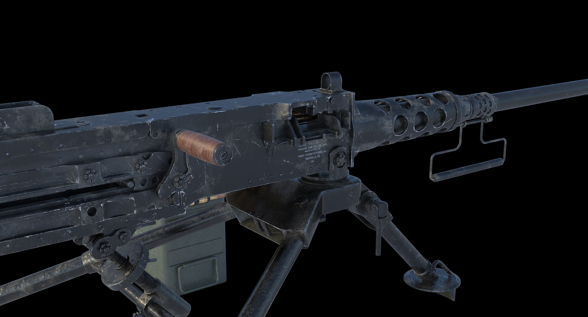 3D m2 browning - TurboSquid 1306197