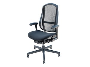 CADEIRA OFFICE ENCOSTO EM TELA ALTA