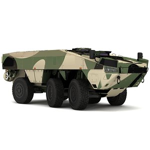 3D kto rossomak 6x6 model