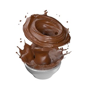 Chocolate splash v31 3D
