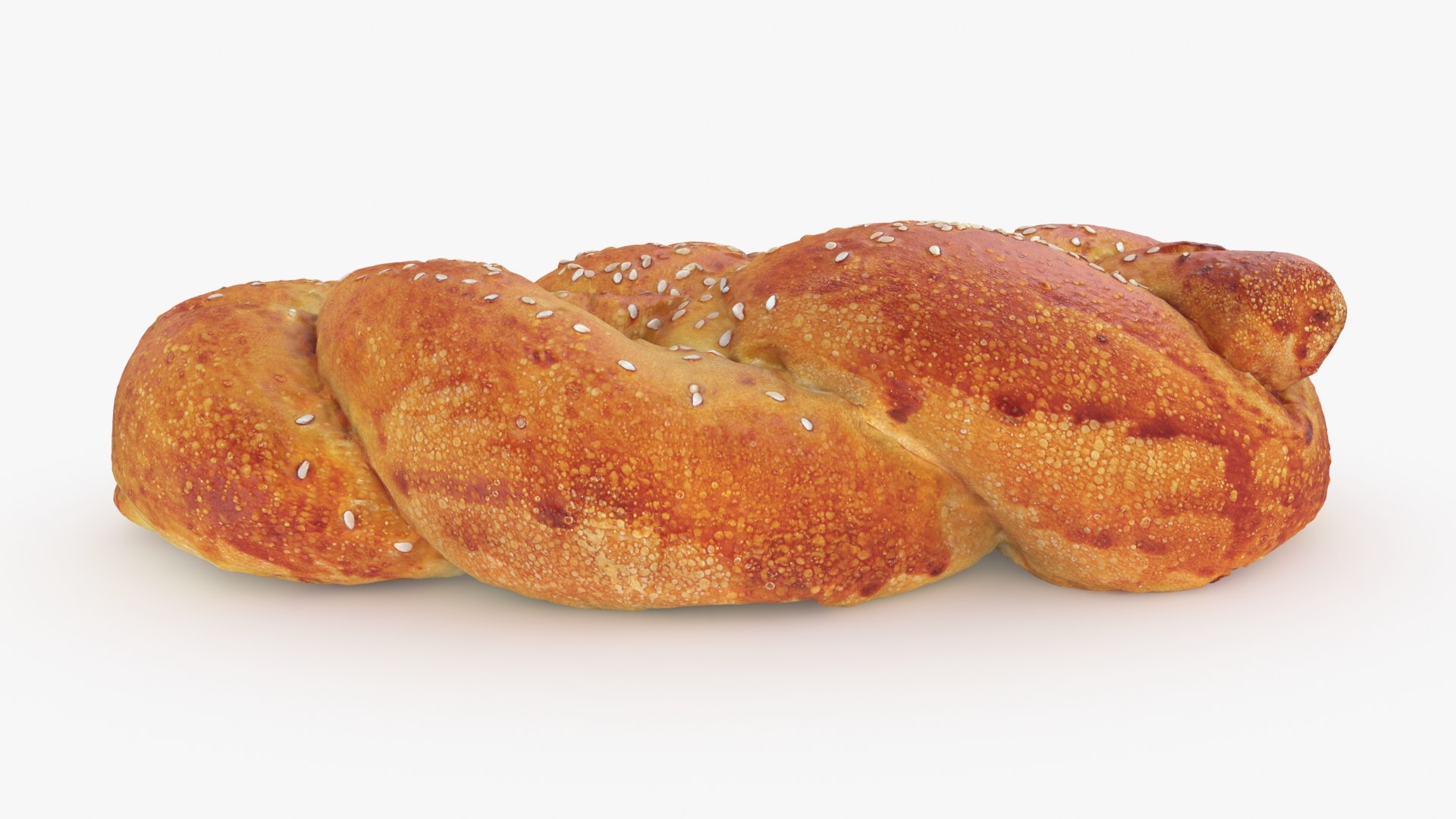 3D Challah Bread Model - TurboSquid 2334700