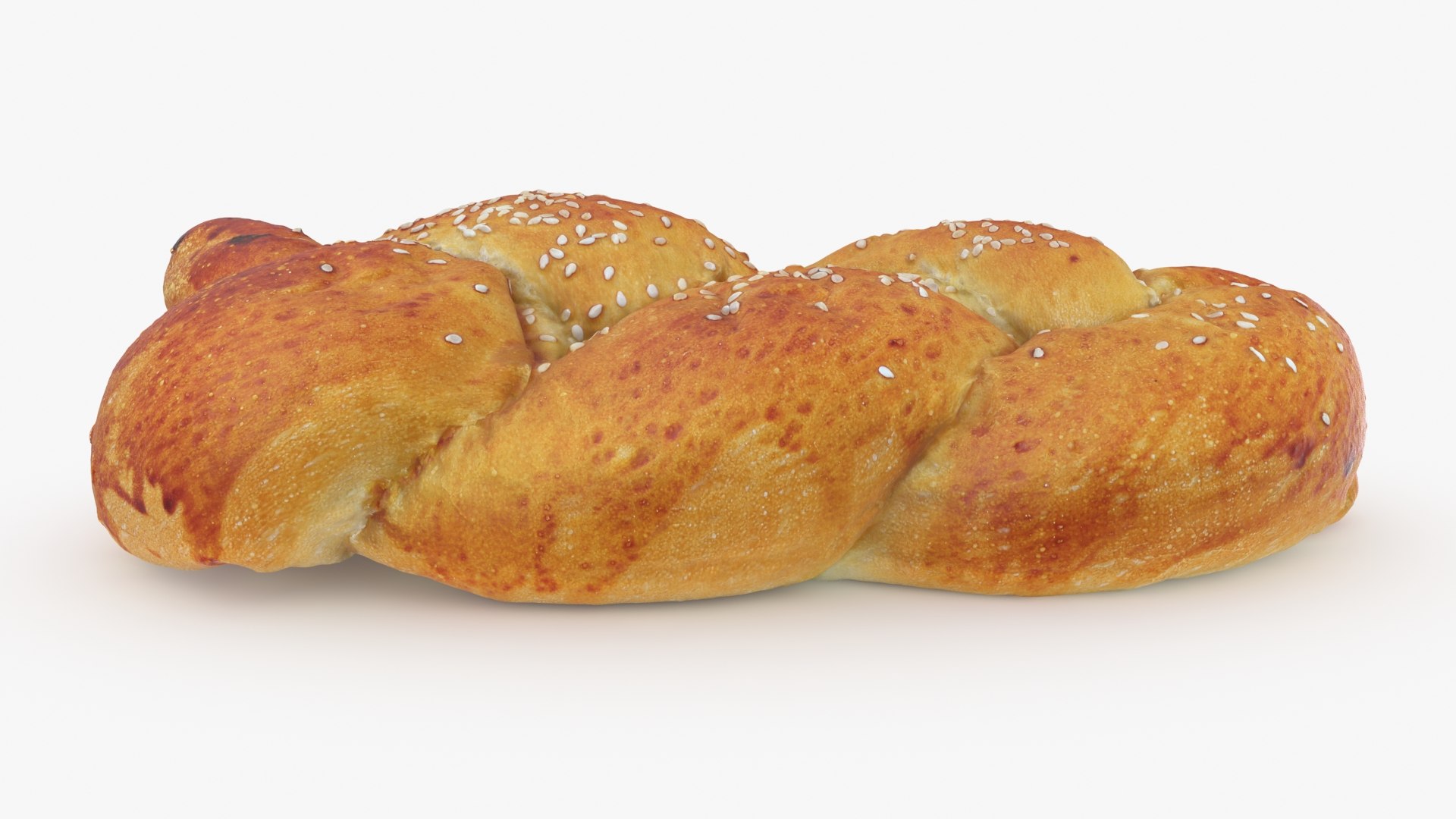 3D Challah Bread Model - TurboSquid 2334700