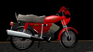 3D crown motorcycle